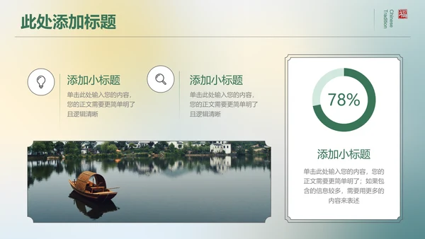 绿色中国风通用开题报告毕业答辩PPT演示模板
