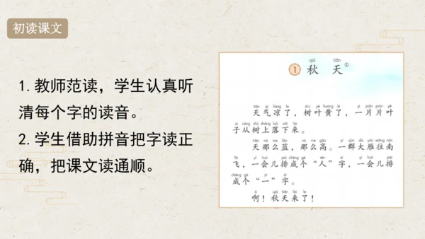 课文1 秋天  课件
