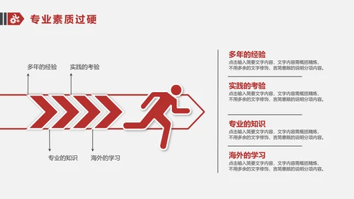 简约大气竞聘简历ppt模板范文