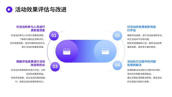 紫色简约风精彩活动分享PPT模板