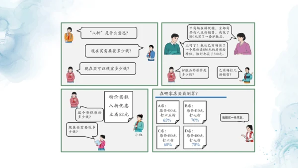 人教版六年级数学下册折扣问题教学课件