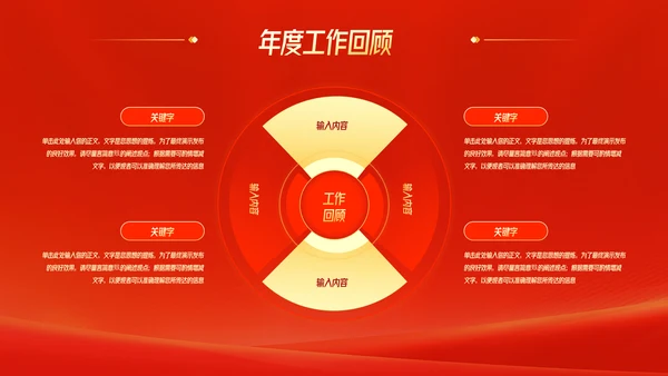 蛇年大吉红色喜庆企业年会颁奖典礼PPT模板-