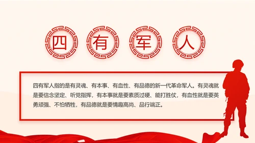 红色大气爱国主义教育班会动态PPT模板