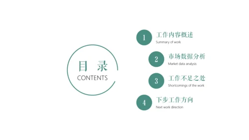 绿植小清新工作总结汇报通用PPT模板