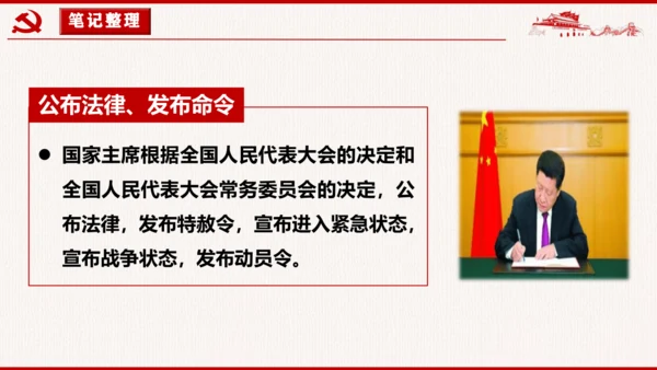 6.2 中华人民共和国主席 课件(共25张PPT)