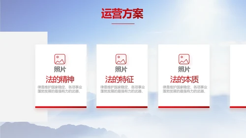 宪法宣传依法治国深入学习宣传PPT