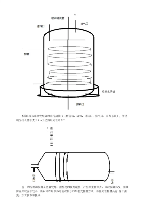 生物工程设备作业题总结
