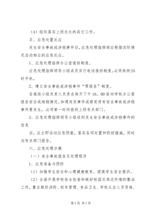 龙泉小学维稳工作应急预案 (2).docx