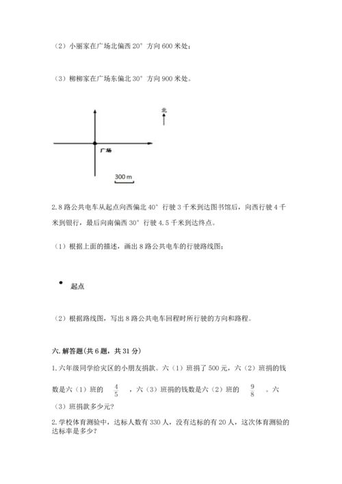 人教版六年级上册数学期末检测卷精品【考点梳理】.docx