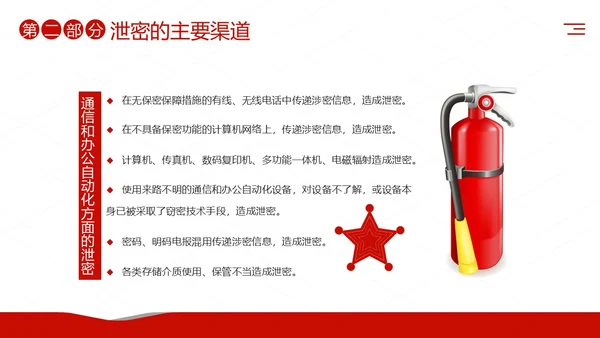 公安消防警务系统保密培训保密教育课程PPT
