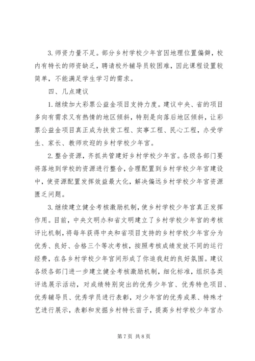 学校少年宫建设情况调研报告 (5).docx