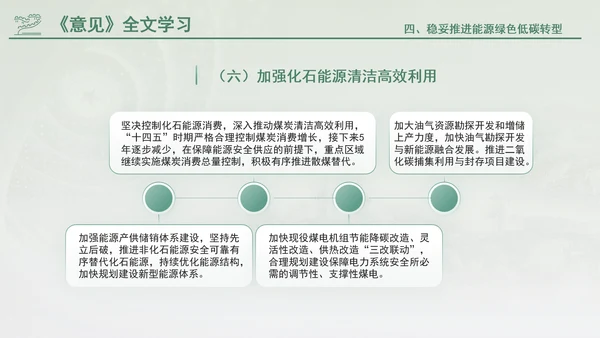 关于加快经济社会发展全面绿色转型的意见专题党课PPT