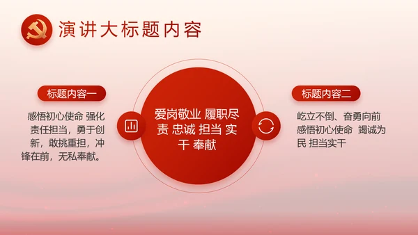 红色大气党建党支部工作汇报PPT