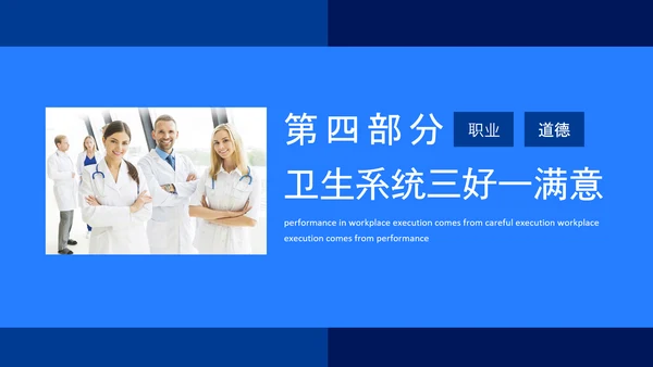 医务人员职业道德医德医风培训动态PPT模板