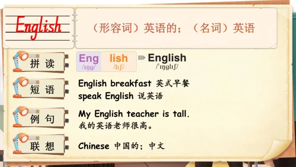 Unit 1 Meeting new people 单词导学课件(共25张PPT)