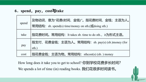 Unit 3 How do you get to school? 单元综合复习课件 人教版英语七年级