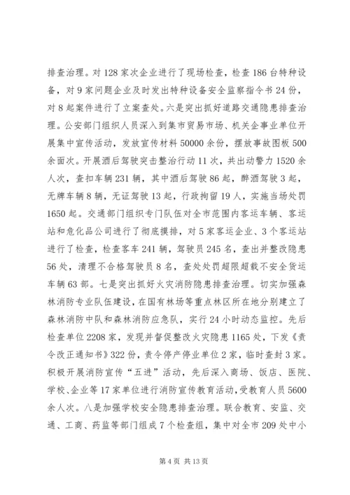 安全生产监督管理局工作汇报精编.docx