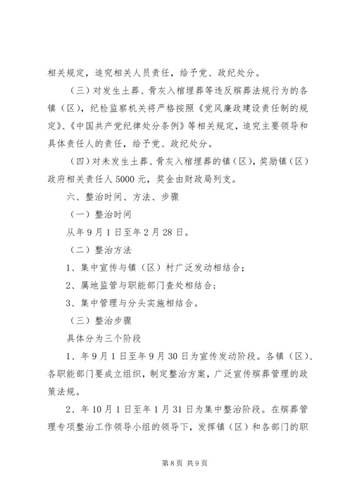 落实殡葬管理方案_1.docx