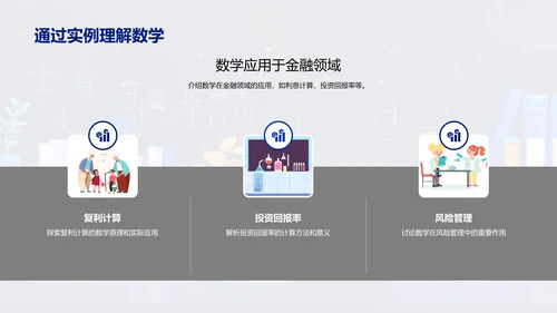 数学在生活中的应用PPT模板
