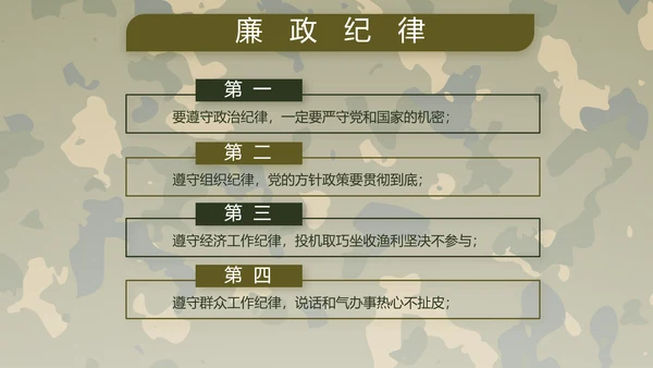 迷彩风部队军事工作总结汇报动态PPT