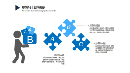 蓝色大气创业融资商业计划书通用PPT模板