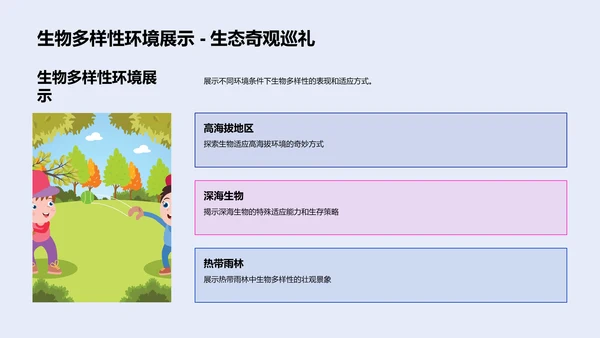 生物学科知识讲解PPT模板