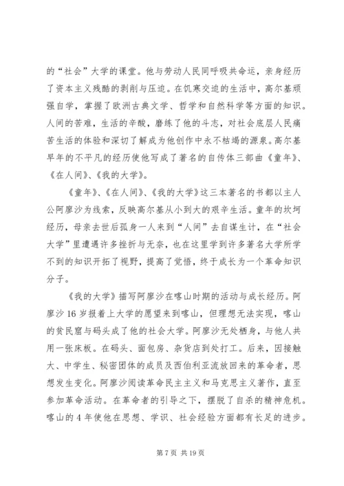 我的大学读后感XX.docx