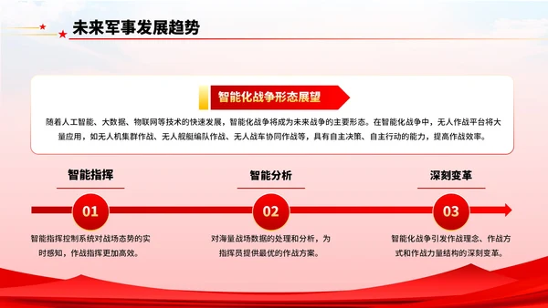 红色党政风八一建军节主题学习PPT模板