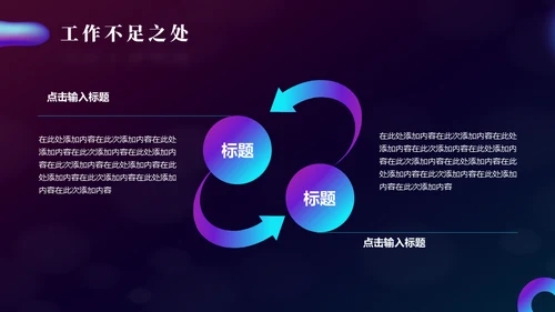 时尚幻彩抽象渐变年终述职报告通用PPT模板