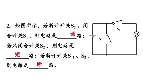 九年级物理全一册教材配套同步课件同步练习（人教版）15.2电流和电路（同步课件）29页ppt