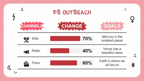 女孩力量卡通人物通用PPT模板