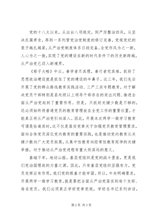 社区党支部两学一做自查报告.docx