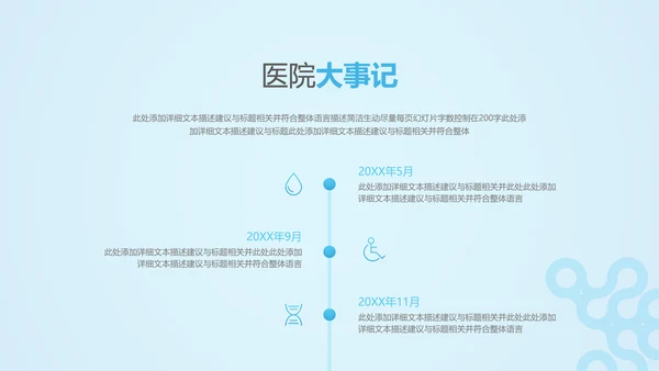 精美医院宣传医学医疗医生类通用PPT模板