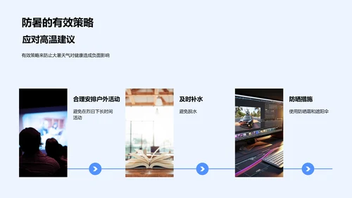 大暑健康防护讲座PPT模板