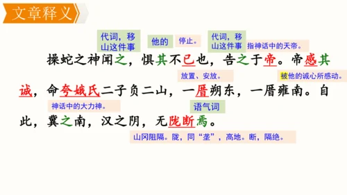 24 愚公移山 教学课件