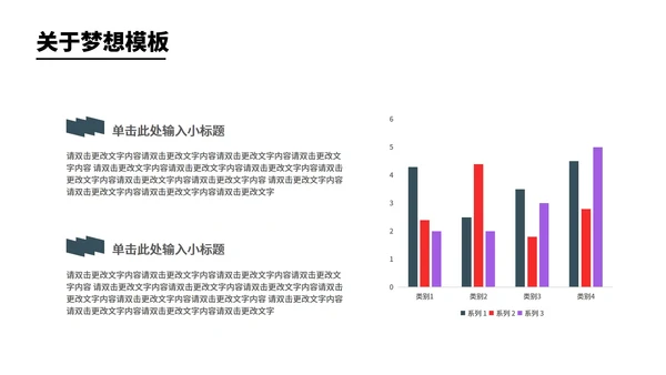 蓝色扁平风符号员工年终职场总结汇报PPT模板