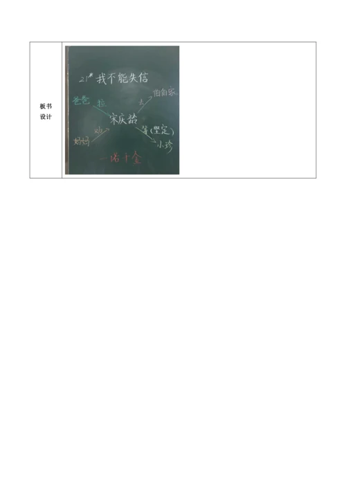 21 我不能失信