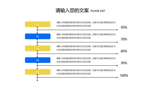 蓝色扁平风卡通工作总结汇报PPT模板