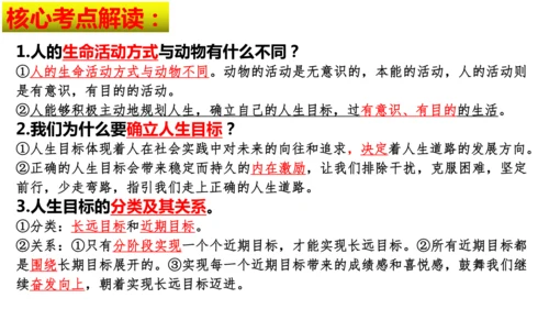第四单元 追求美好人生【核心考点复习课件】(共21张PPT)