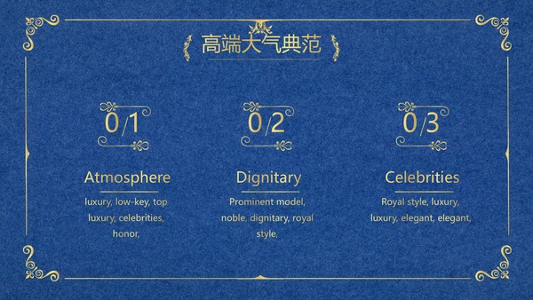 蓝色高端欧式风格商业计划书PPT动态模板