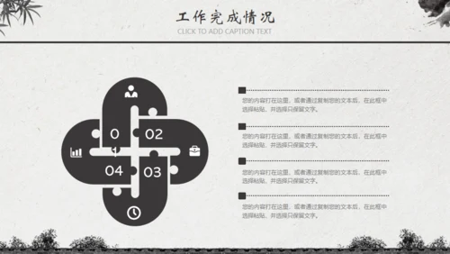 中国风水墨工作汇报通用PPT模板
