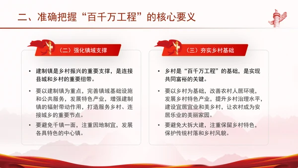 百千万工程党课扎实推荐百县千镇万村高质量发展工程PPT课件