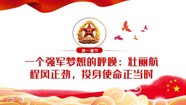把强军报国的使命担当铆在岗位上爱岗敬业部队教育PPT