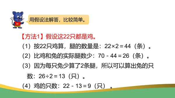 鸡兔同笼数学奥数教学课件通用PPT课件模板