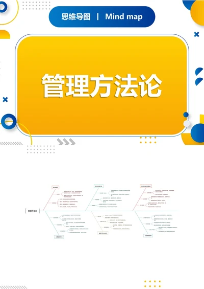 管理方法论职场思维导图