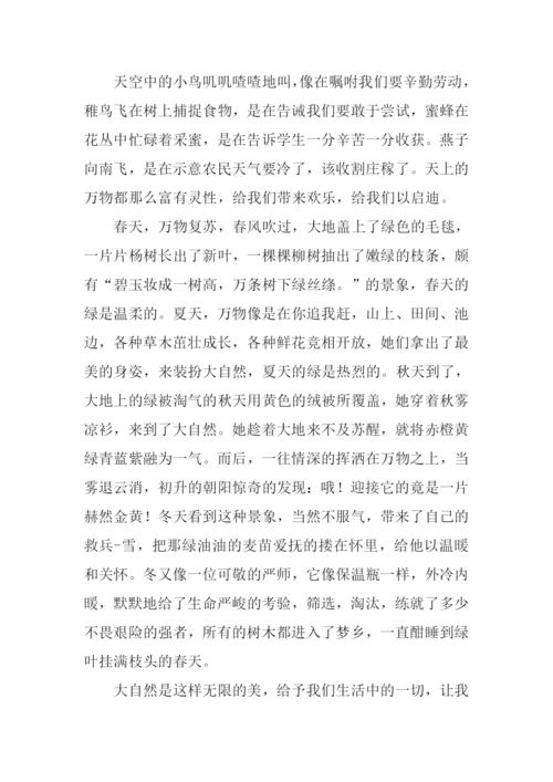 美无处不在作文600字.docx