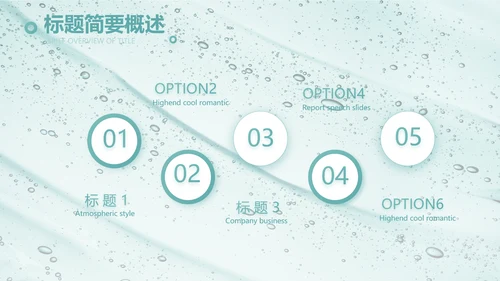 蓝色创意美容化妆品介绍工作总结PPT