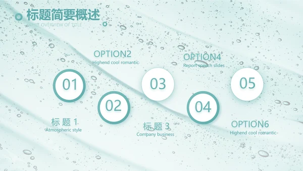 蓝色创意美容化妆品介绍工作总结PPT