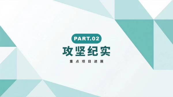 绿色简约商务风月度工作总结PPT模板