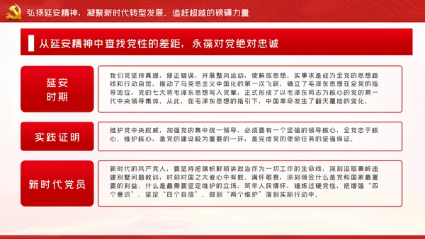弘扬延安精神奋力谱写新时代追赶超越新篇章PPT党课